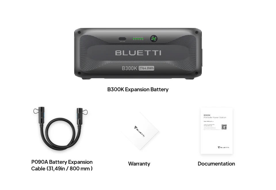 BLUETTI Expansion Battery B300K LiFePO4 2764Wh