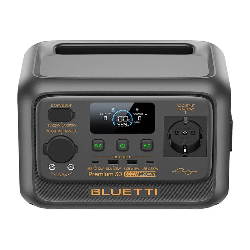 BLUETTI Premium 30 V2 Portable Power Station | 600W AC Outlet 320Wh