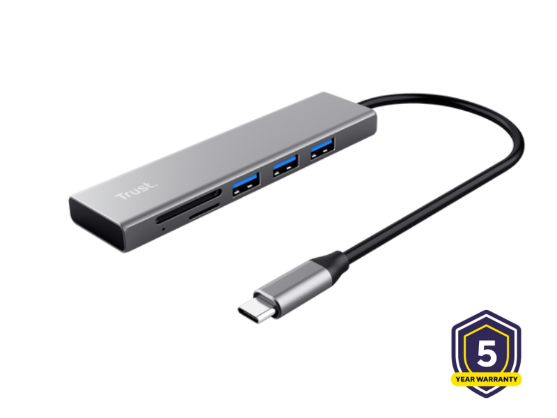 HUB USB-C TRUST HALYX & CARDREADER 24191