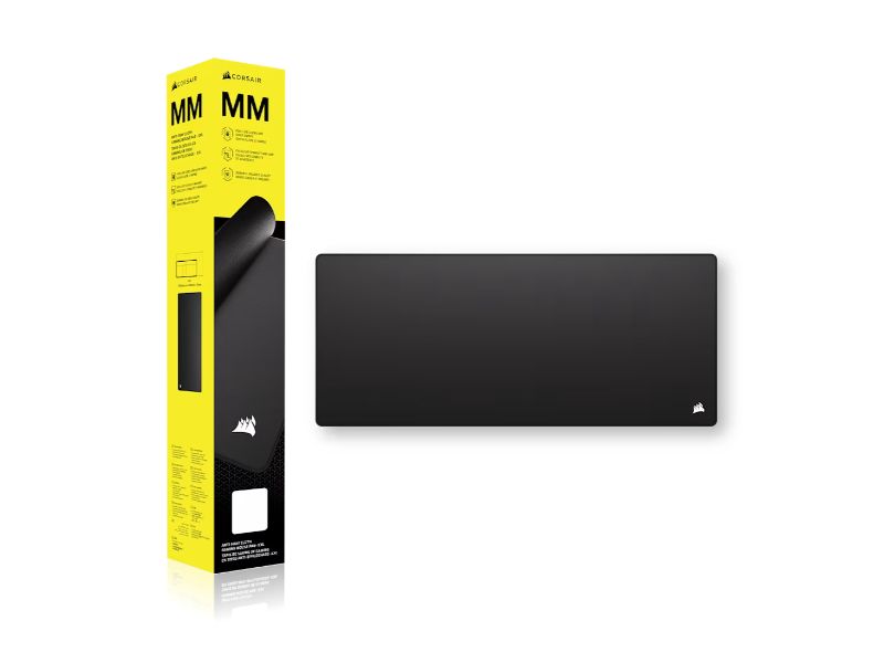 CORSAIR Mousepad MM Extended 2XL Anti-fray (930x400x2, Black)