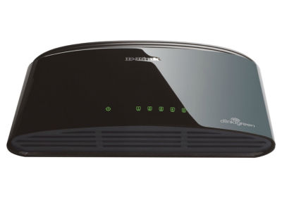 D-Link Desktop Switch 5-Port Fast Ethernet Unmanaged (DES-1005D)