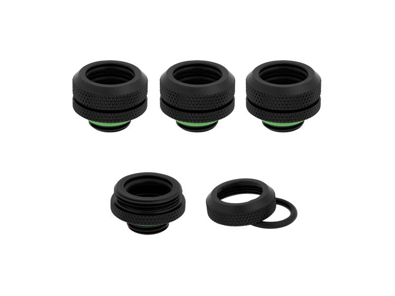 Corsair OD Fitting Pipe Hydro X Series XF Hardline 14mm Four Pack — Black — CX-9052008-WW