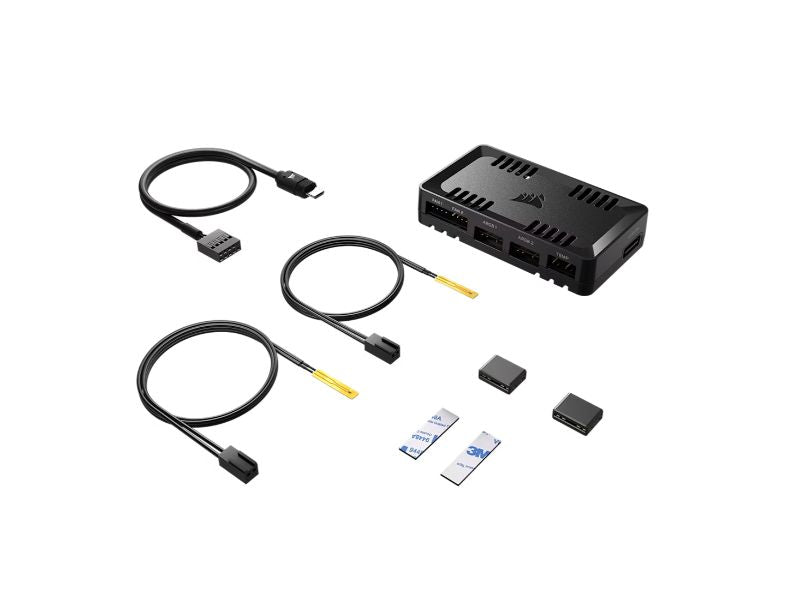 Corsair iCUE Commander Duo / Lighting <(>&<)> Fan Controller / HybridiCUE LINK <(>&<)> ARGB / Dual Channel – PN: CL-9011141-WW