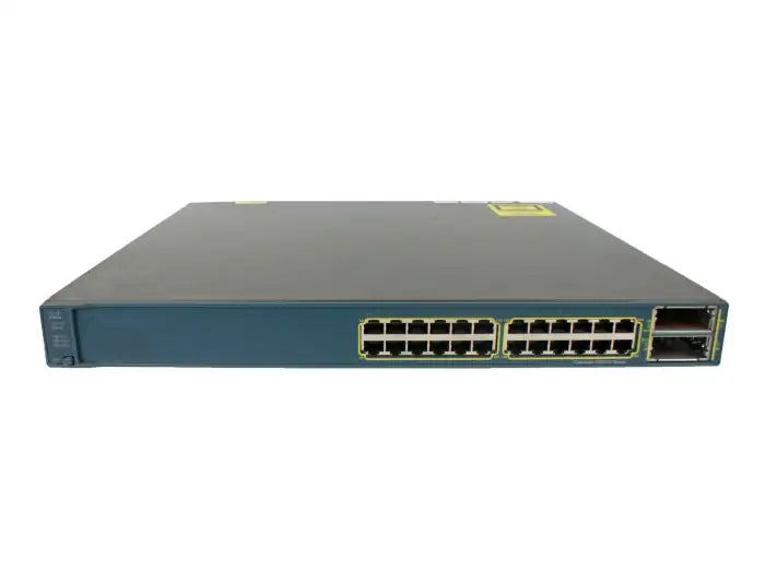 Refurbished | SWITCH ETH 24P 1GBE 2x10GB X2 PORTS CISCO 3560E 1x265W WS-C3560E-24TD-S