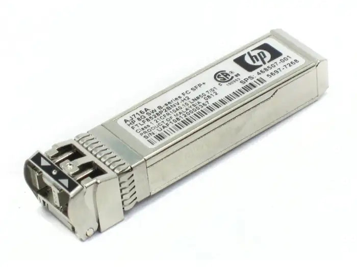 Refurbished | HP 8Gb SW B-SERIES FC SFP+ TRANCIEVER AJ716A 468507-001