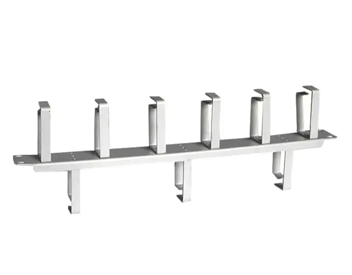 Refurbished | CABLE MANAGER NONAME 1U 6F/3B HOOK WHITE METAL