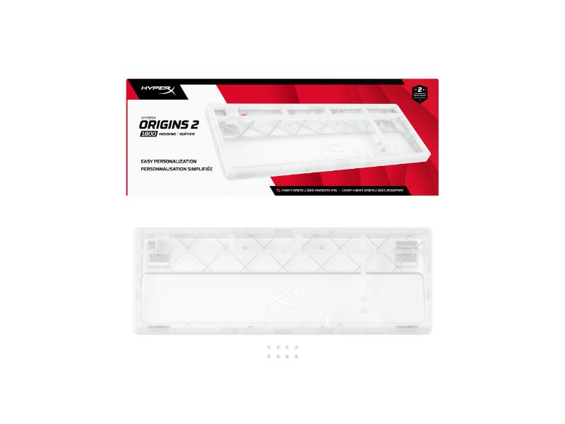 HyperX Origins 2 1800 Gaming Keyboard Housing — White — BF0U3AA