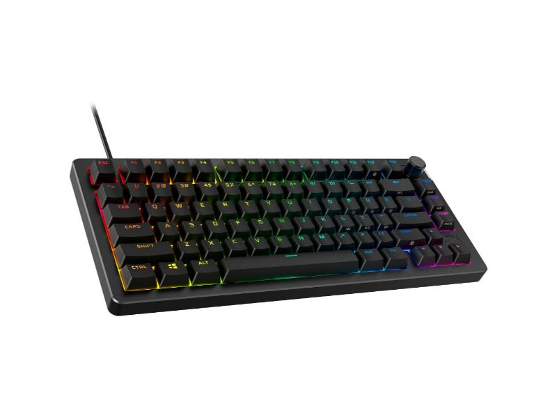 HyperX Alloy Rise 75 Mechanical Gaming Keyboard (US Layout) — Black — 7G7A4AA