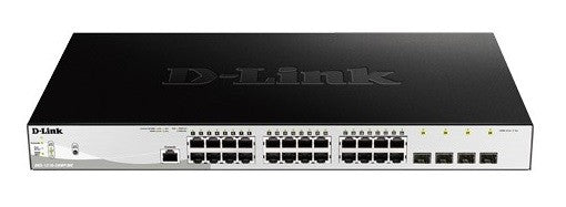D-LINK SWITCH 28-Port Gigabit PoE+ Smart Switch including 4 SFP Ports