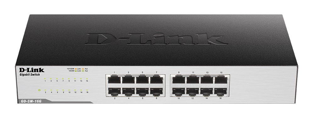 D-LINK SWITCH GO-SW-16G 10/100/1000 Mbps
