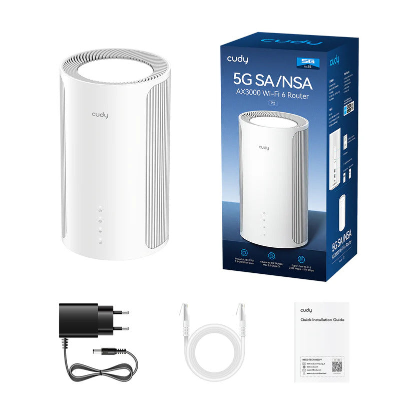 CUDY P2 Wi-Fi 6 5G AX3000 Router