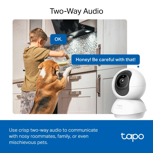 TP-LINK CAMERA TAPO C230 3K 5MP PAN,TILT INDOOR