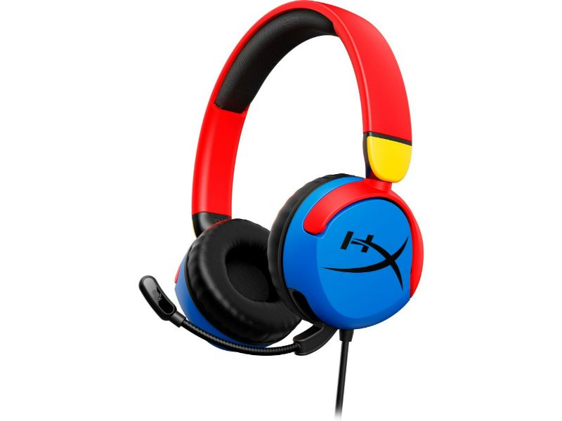 HyperX Cloud Mini Wired Gaming Headset On Ear Blue/Red/Yellow — 7G8F3AA