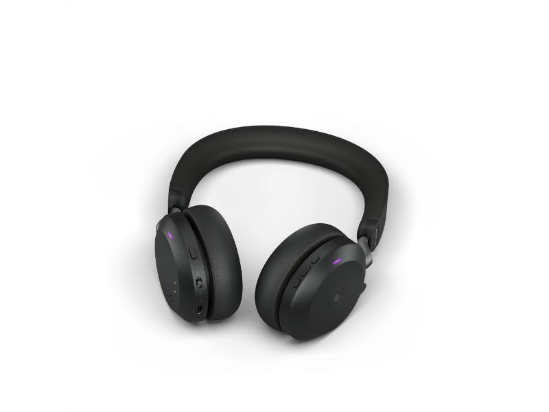 Jabra Evolve2 75 Headset ANC MS Teams USB-A / Bluetooth adapter Bluetooth (27599-999-999)