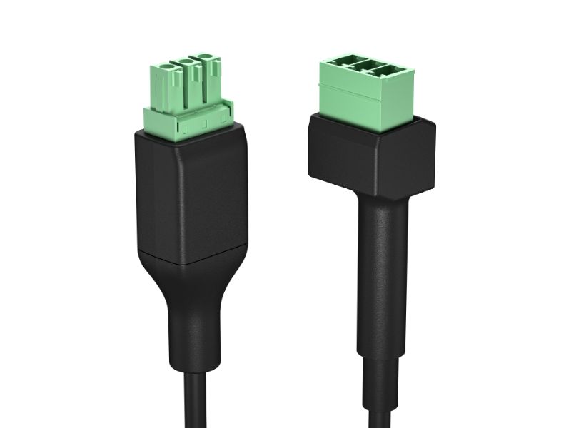 HP Poly Studio A2 Black Cable Extender for Table Mic Male to Female Phoenix Connector 8M (B42BDAA)