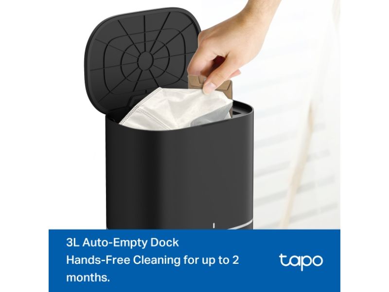 TAPO 5300Pa Hyper Suction Robot Vacuum <(>&<)> Mop + Smart Auto-EmptyDock