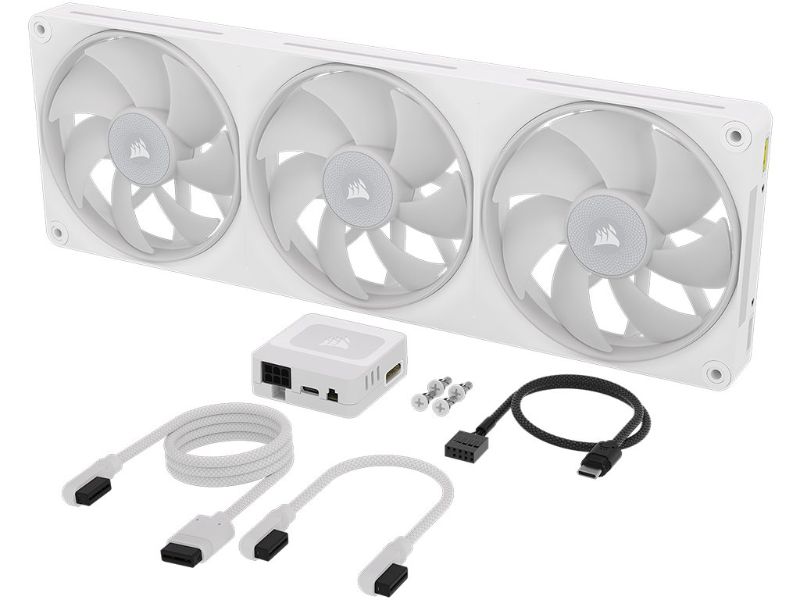 Corsair Case Fan LX360 RGB Uni Frame WH — CO-9051066-WW