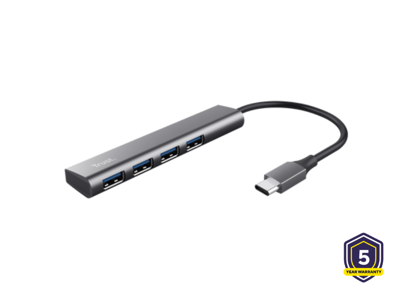 HUB USB TRUST HALYX 4-PORT USB-C 24948
