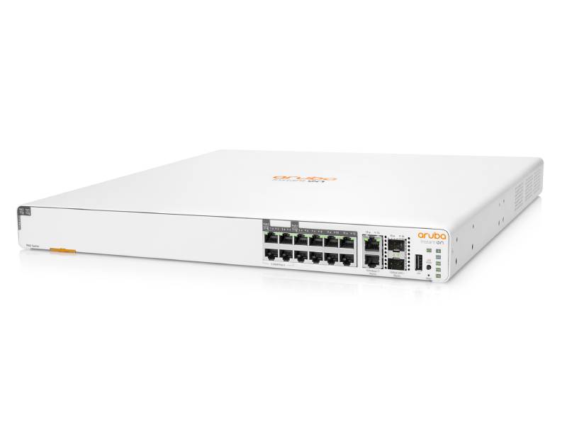 HPE Aruba Instant On 1960 8p 1G Class 4 4p SR1G/2.5G Class 6 PoE 2p 10GBASE-T 2p SFP+ 480W Switch (S0F35A)