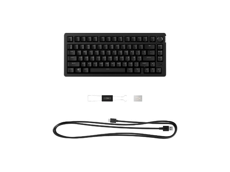 HyperX Alloy Rise 75 Mechanical Gaming Wireless Keyboard (US Layout) — Black -91Y91AA