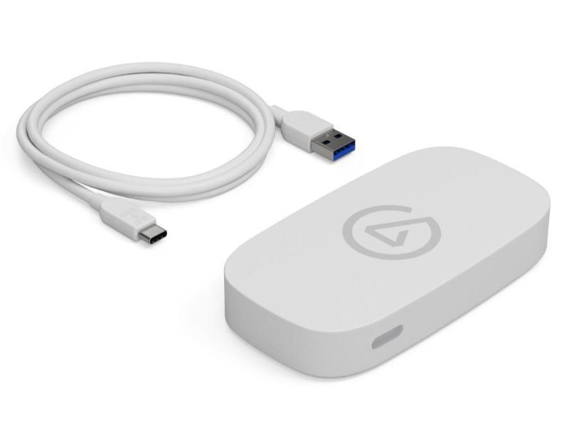 Elgato Game Capture Neo / External Capture Card / 4K30 HDR, 1080p60 / HDMI <(>&<)> USB-C / White – PN: 10GBV9901