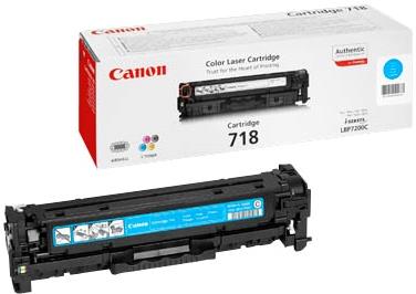ΑΝΑΛΩΣ CANON Toner Laser Crtr 718 Cyan