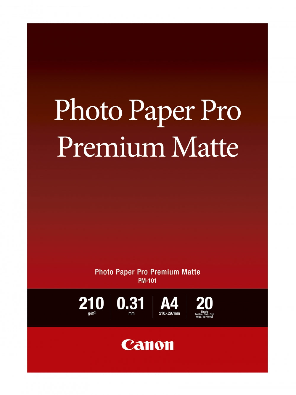 ΑΝΑΛΩΣ CANON PAPER PM-101 A4 20SH