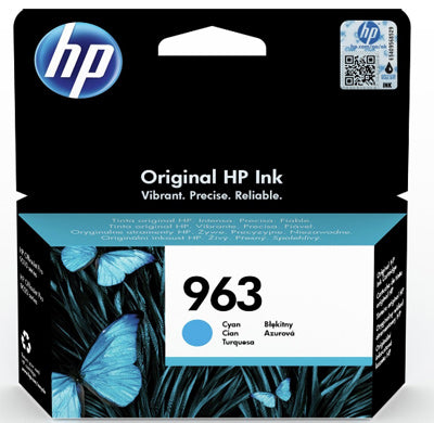 HP 963 Cyan Ink Cartridge ( 3JA23AE )