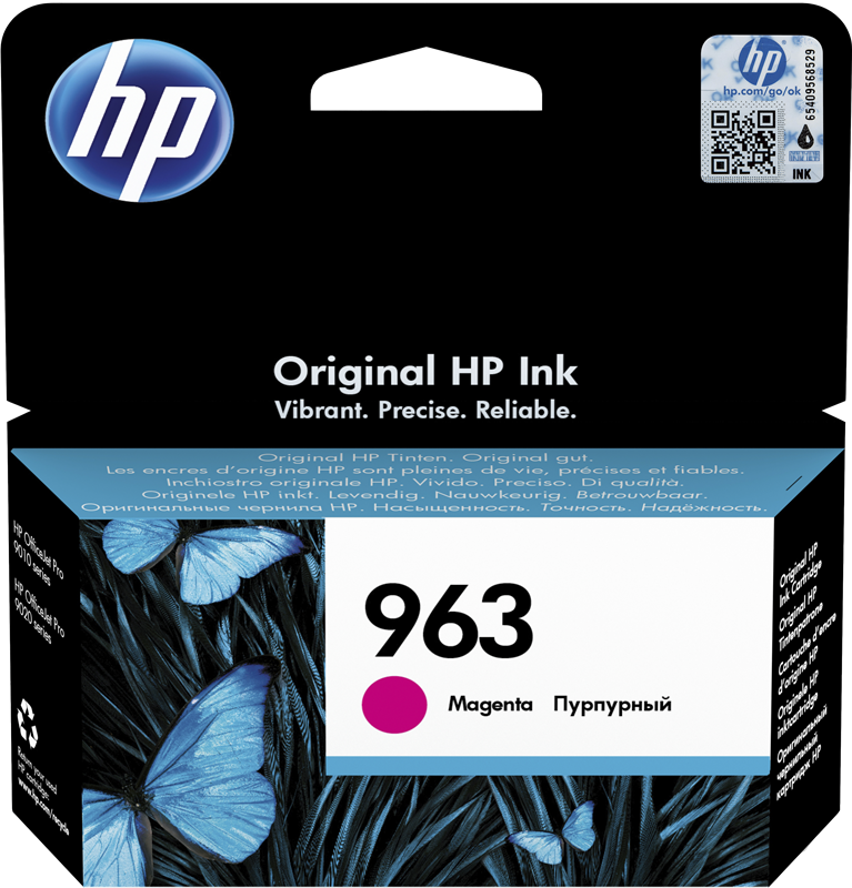 HP 963 Magenta Ink Cartridge ( 3JA24AE )