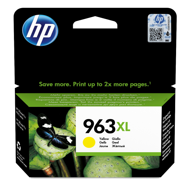HP 963XL High Yield Yellow Ink 3JA29AE