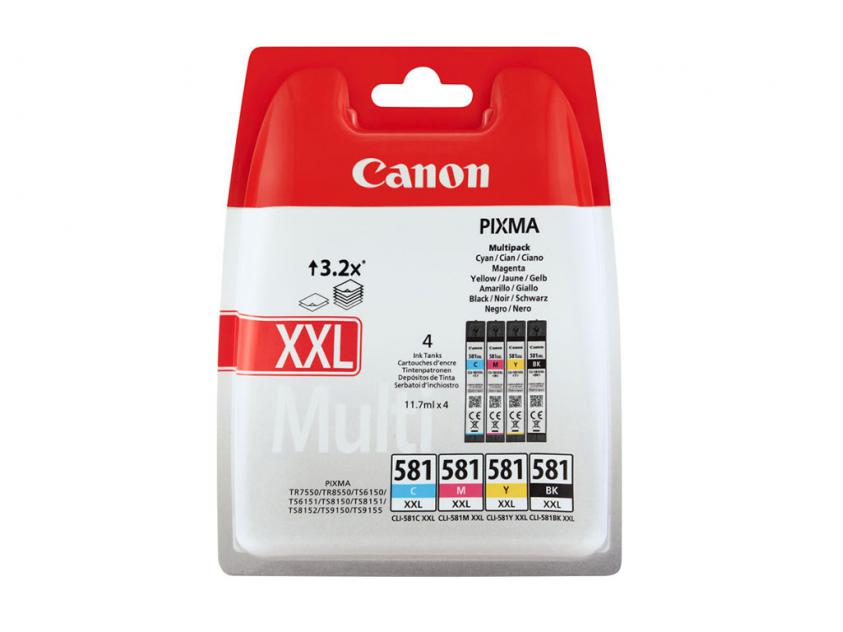 ΑΝΑΛΩΣ CANON INK CLI-581XXL BK / C / M / Y MUL