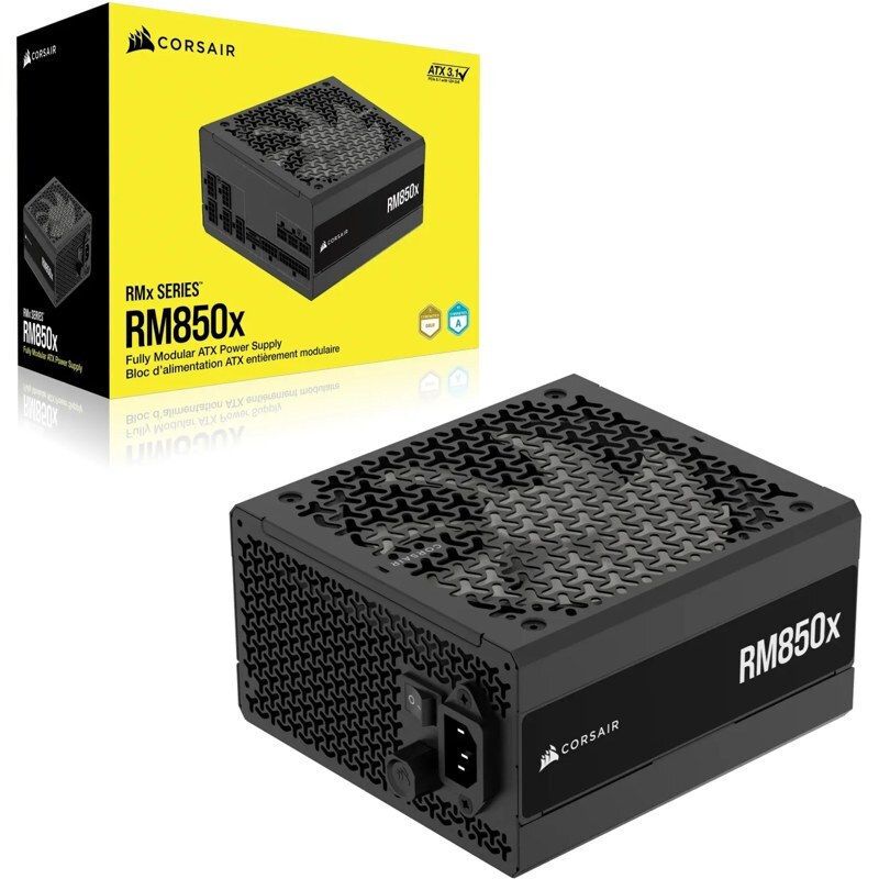 CORSAIR PSU RM850x (Gold, Fully Modular)