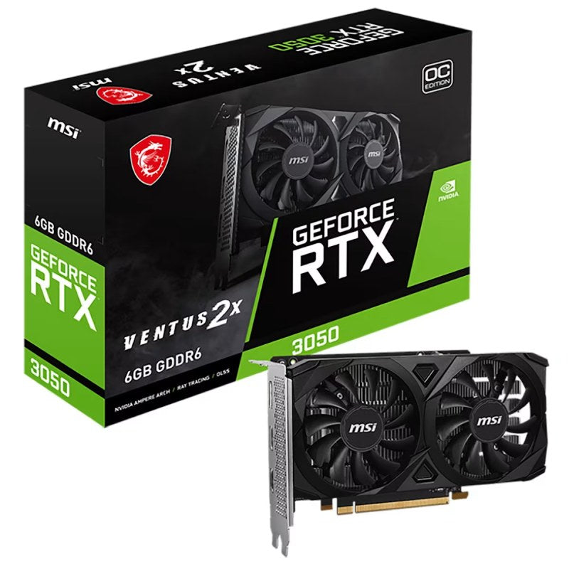VGA MSI RTX 3050 VENTUS 2X E 6G OC