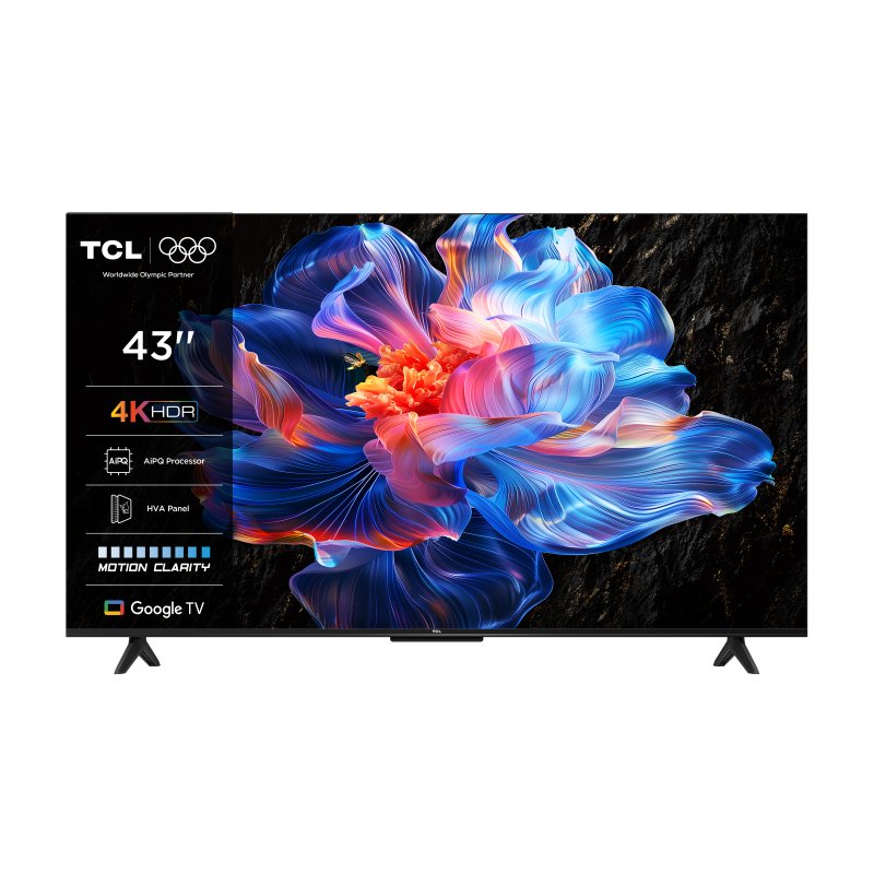 TCL 43P6K 4K UHD 60HZ TV (2025)
