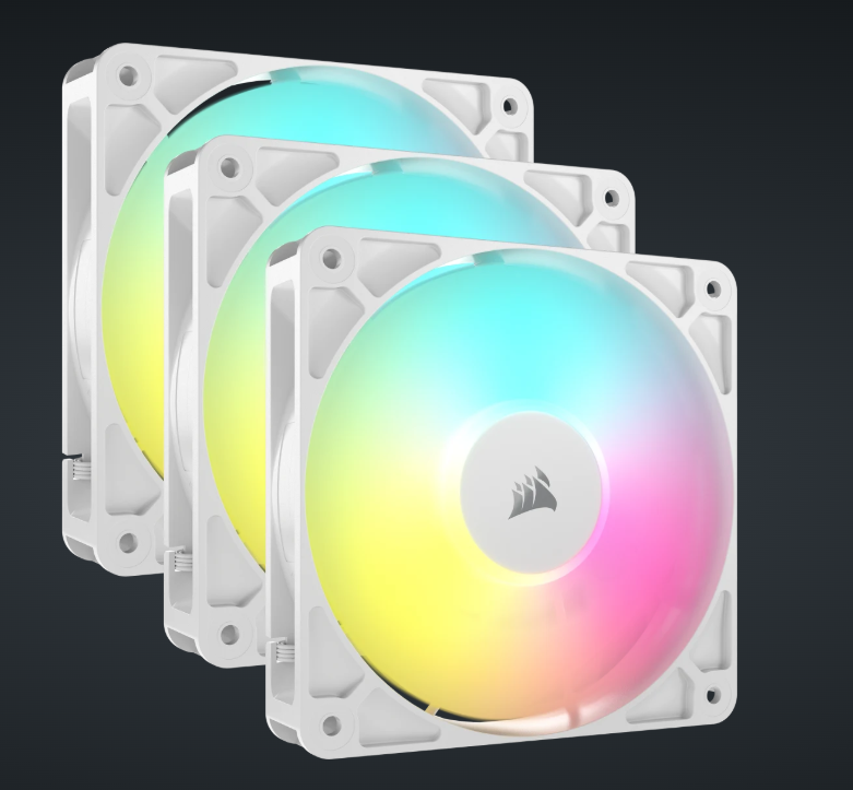 CORSAIR Fan RS120 ARGB (Triple Pack,WH)