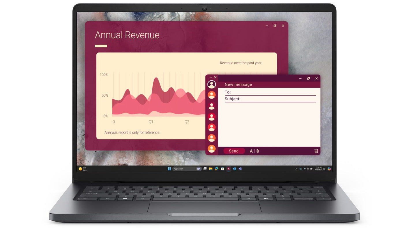 Dell Laptop Pro PC14255 / R AI7 PR350 / 16GB / 1TB / Win 11 Pro
