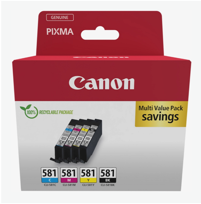 CANON 580 / CLI-581 PGBK / C / M / Y / BK MULTI