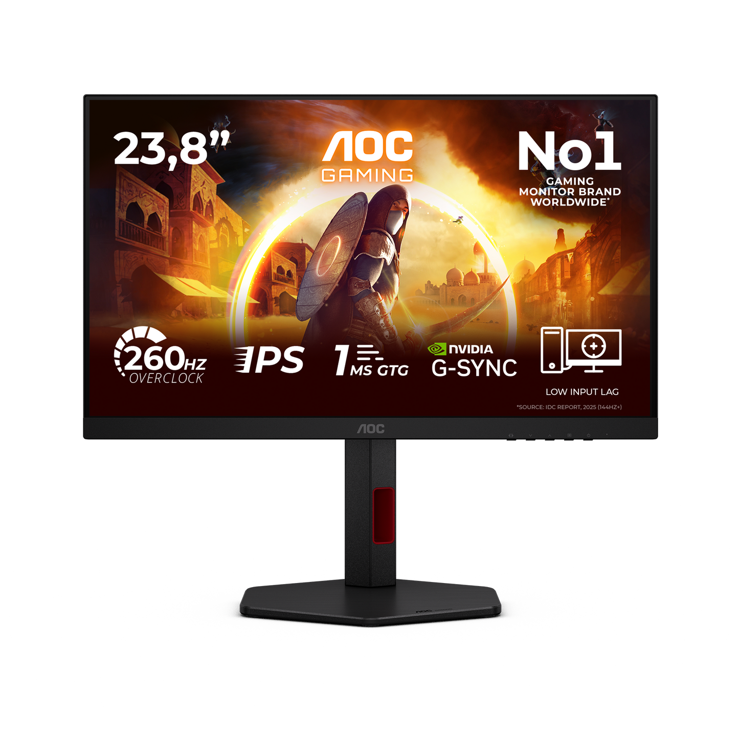AOC 24G4ZR IPS Monitor 23.8" FHD 260Hz
