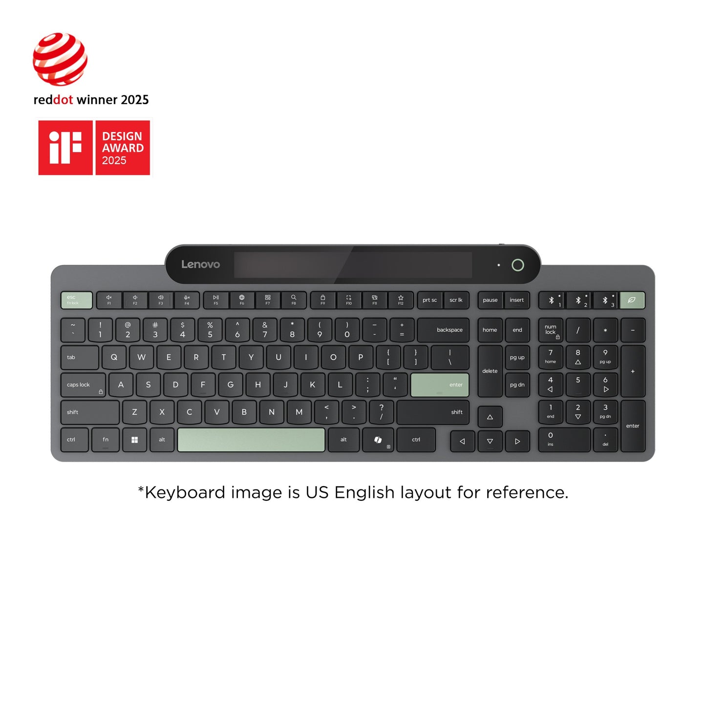 Lenovo Self-Charging Bluetooth Keyboard