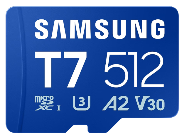 512GB SAMSUNG MicroSD T7