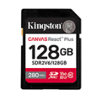 SD CARD 128GB CNVAS REACT PLUS SDXC U3