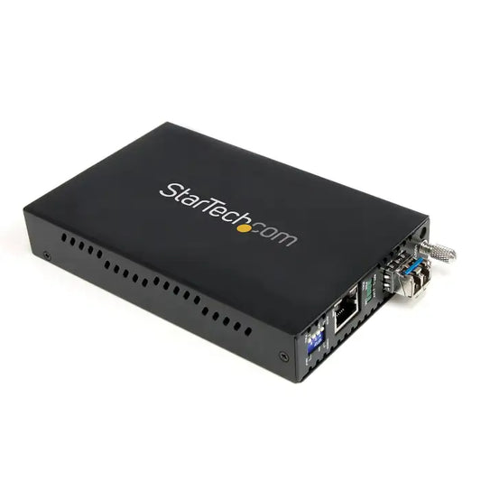 Refurbished | STARTECH GIGABIT SINGLE-MODE LC FIBER MEDIA CONVERTER NEW