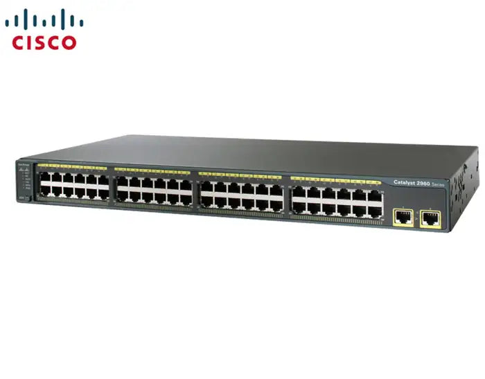 Refurbished | SWITCH ETH 48P 100MB 2x1GBE PORTS CISCO CATALYST 2960