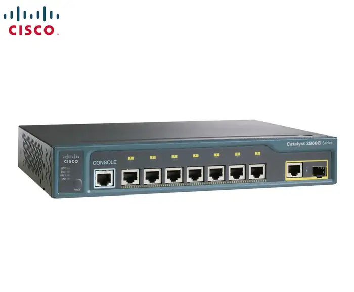 Refurbished | SWITCH ETH 8P 100MB & 1x1GB RJ45/SFP CISCO 2960