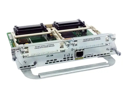Refurbished | CISCO MODULE NM-1FE2W 1x10/100 ETHERNET 2xWAN CARD