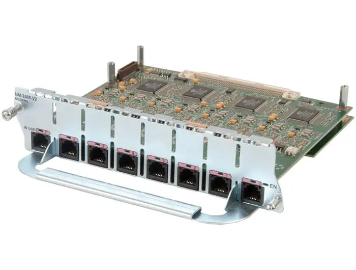 Refurbished | CISCO MODULE NM-8AM-V2 8 — PORT ANALOG MODEM