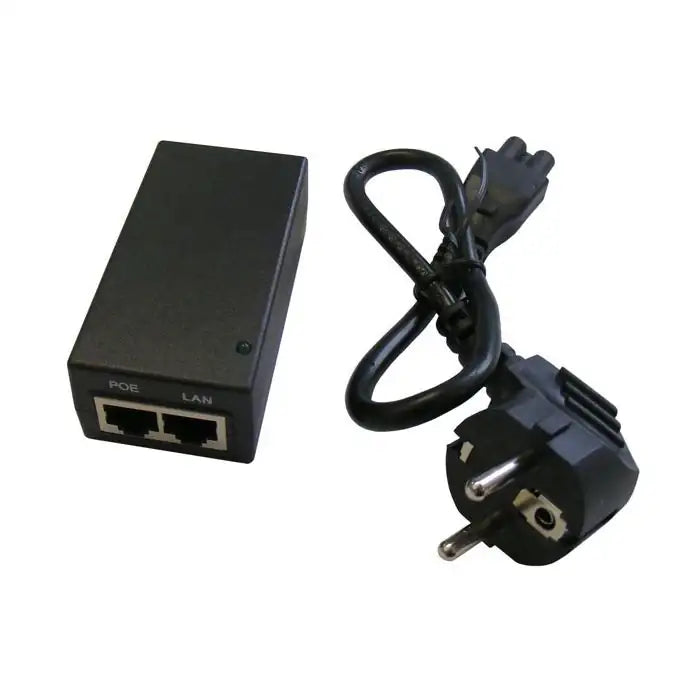 Refurbished | POE INJECTOR 48V 24W BRICK TYPE WITH CABLE ESD PROTECTED NEW