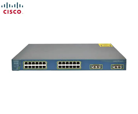 Refurbished | SWITCH ETH 24P 100MB 2x1GBE GBIC CISCO CAT C3524XL
