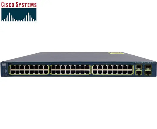 Refurbished | SWITCH ETH 48P 100MB & 4×SFP CISCO 3560-48PS-S LAYER‑3 MANAGED POE