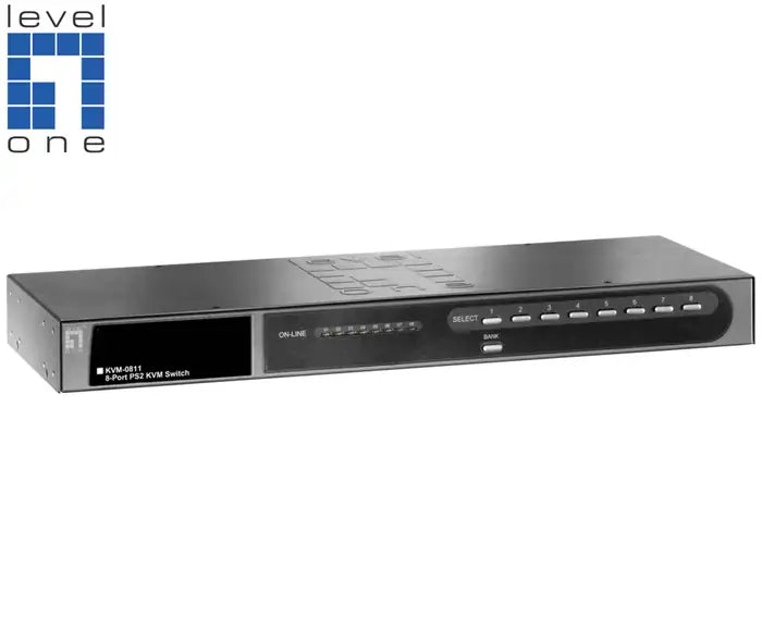 Refurbished | KVM SWITCH LEVELONE KVM-0811 8PORTS